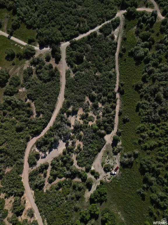 Aerial view of property's location with rural landscape