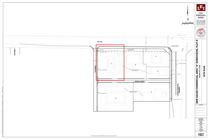Map of parcels