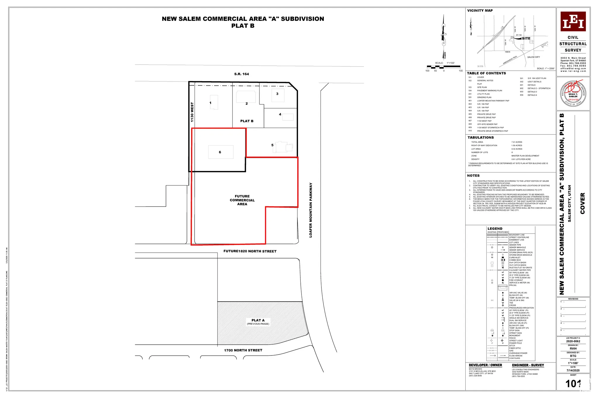 Plat map. Outline does not represent actual lot lines.