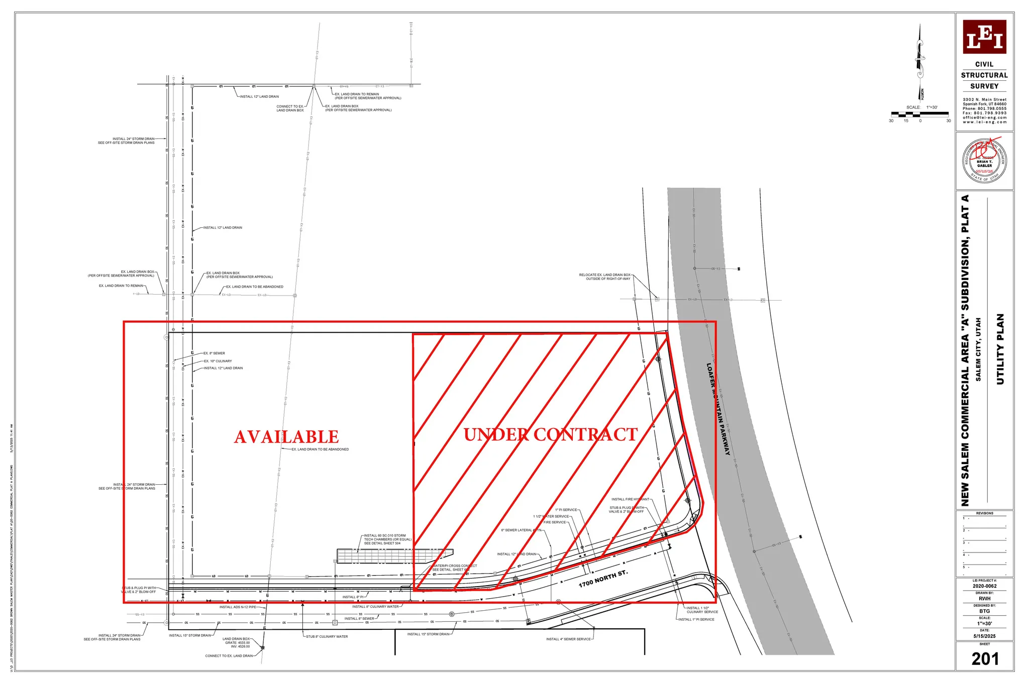 Outline of Lot 11. Outline does not represent actual lot lines.