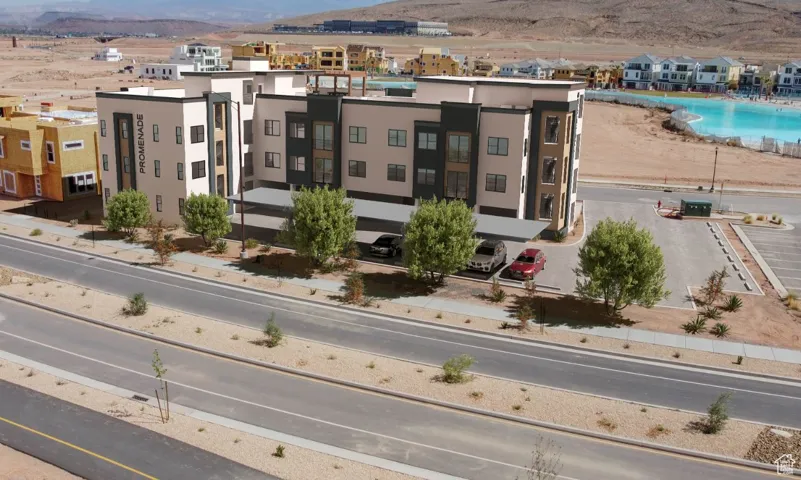 View of property featuring a mountain view