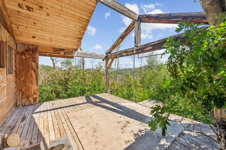 View of deck