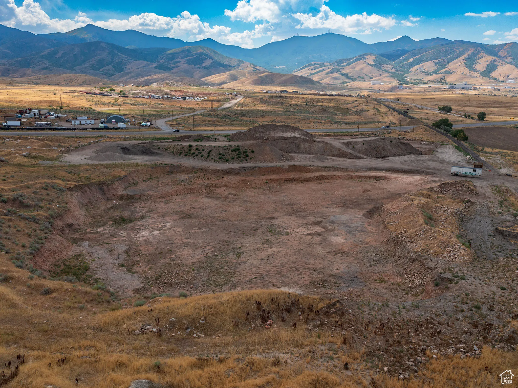 Mountain view featuring rural landscape