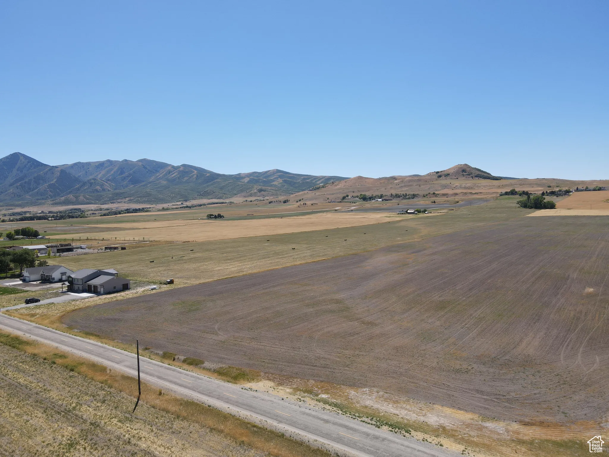 Mountain view featuring rural landscape