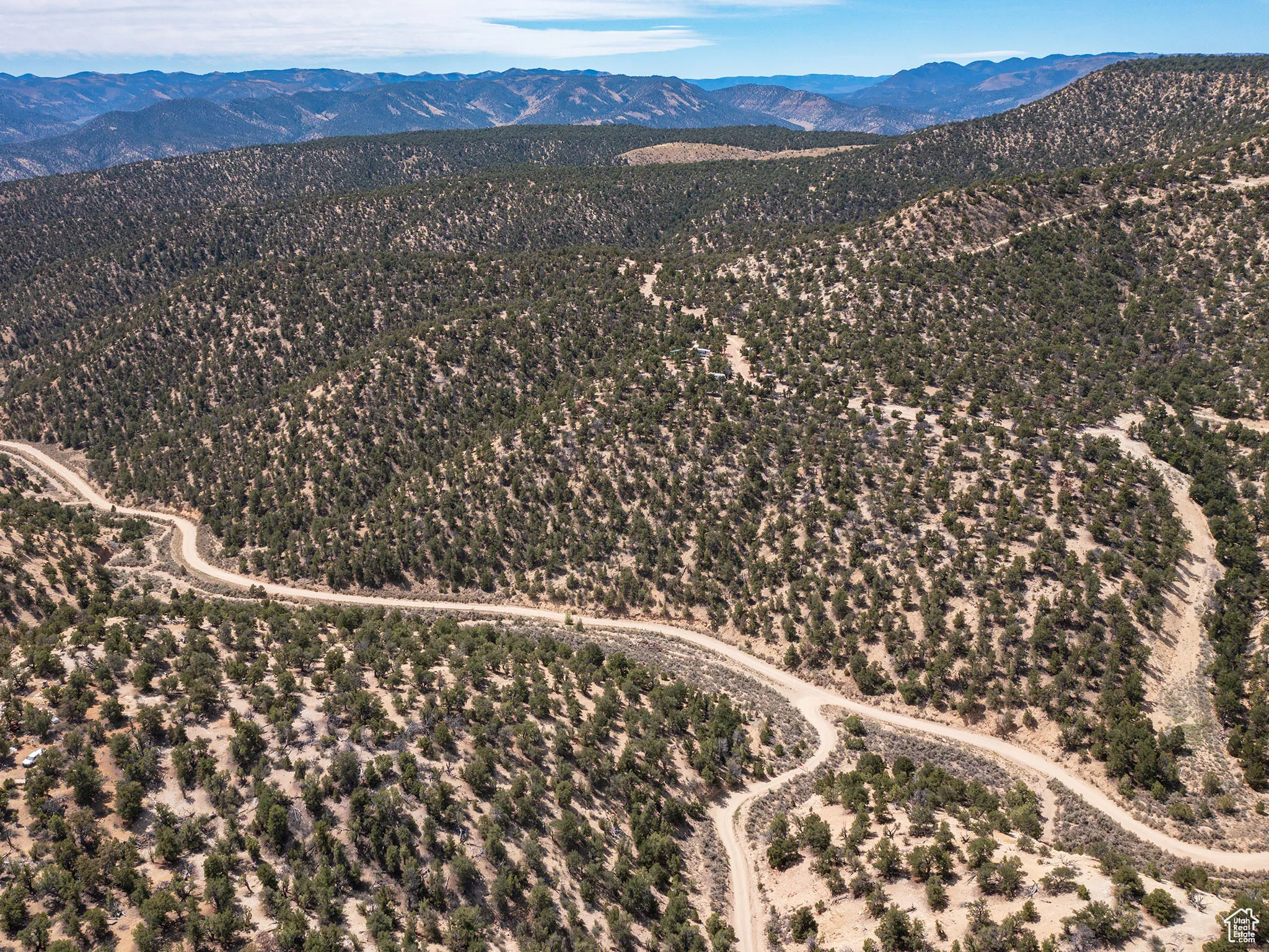 Bird's eye view of mountains