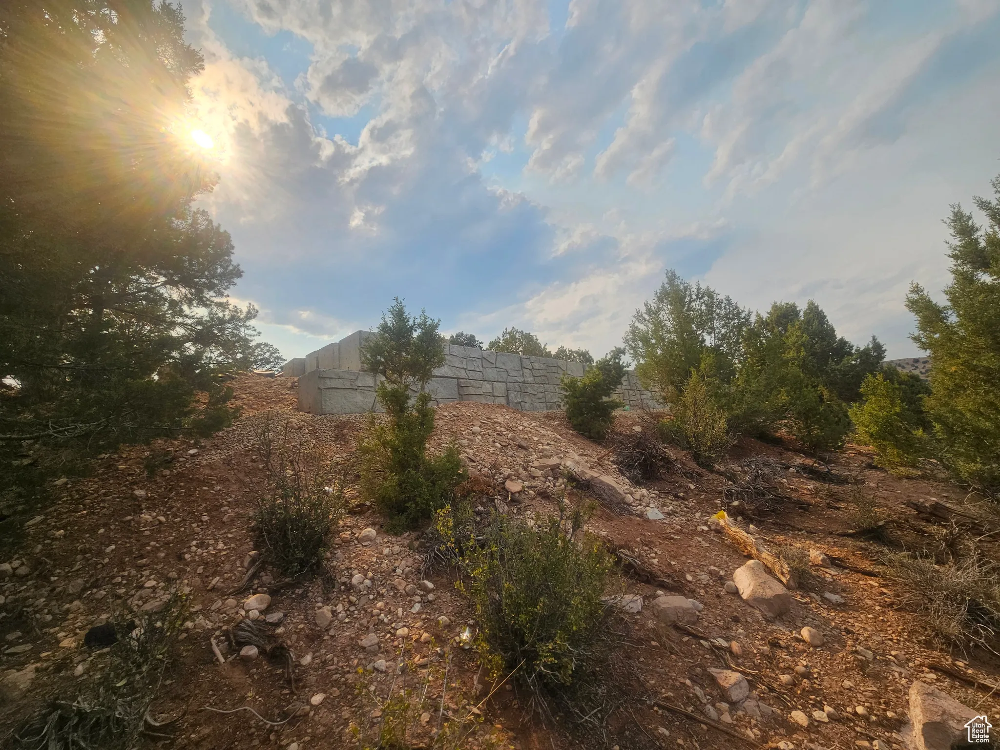 Beautiful Property Views - Retaining Wall