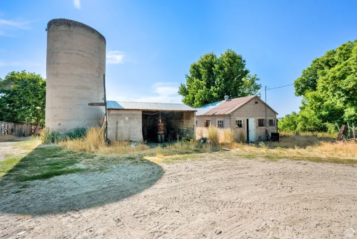 View of pole building