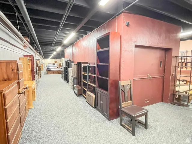 View of storage area