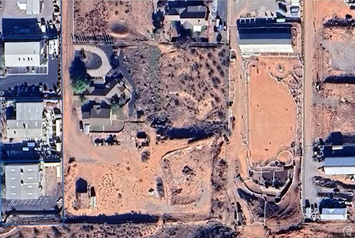 Aerial overview of property's location