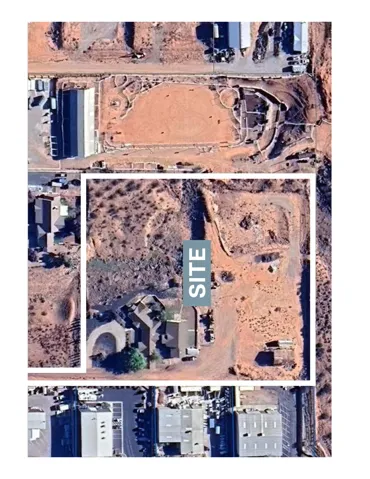 Aerial overview of property's location