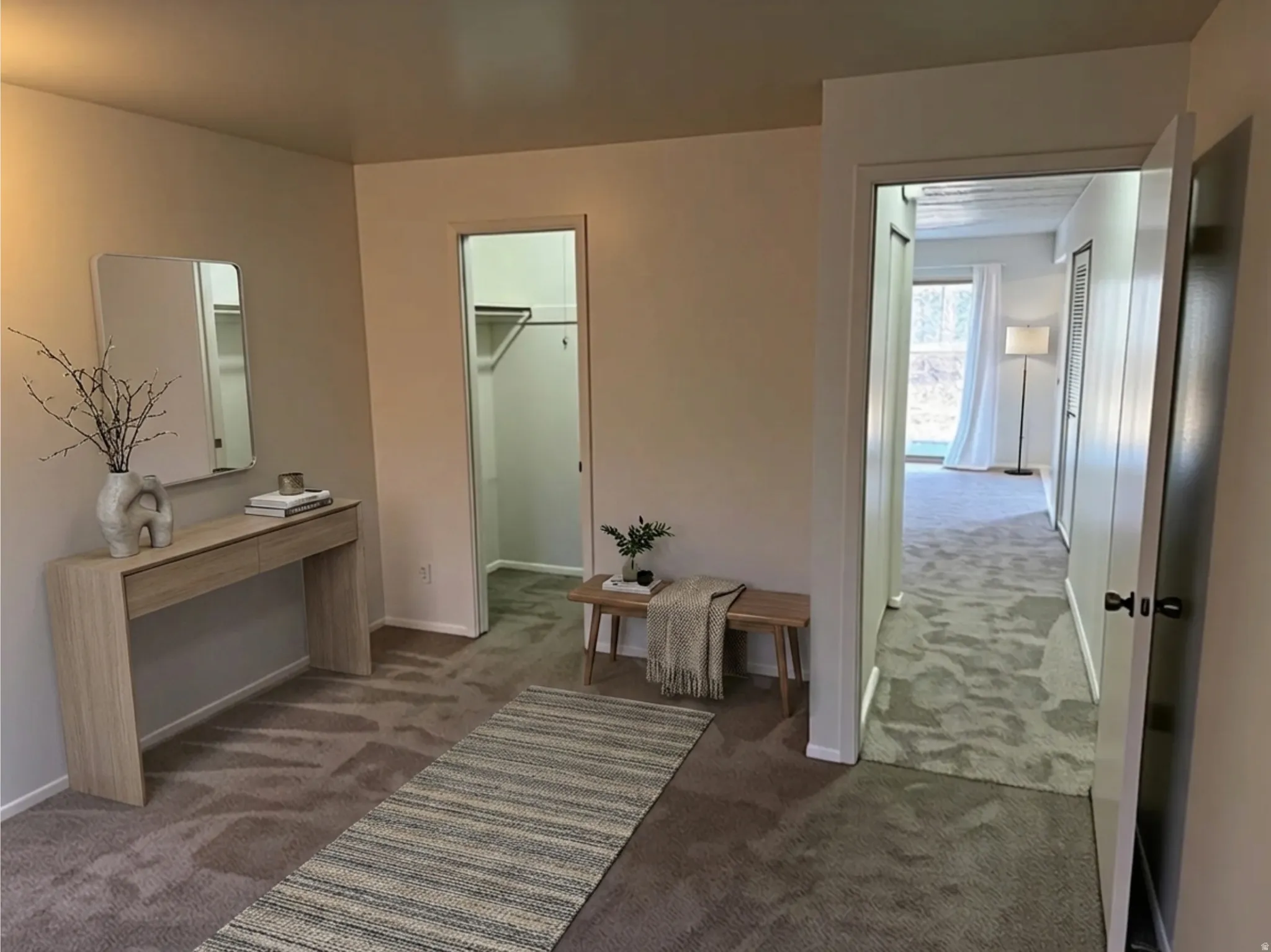 Home office AI generated furniture to show options & scale.