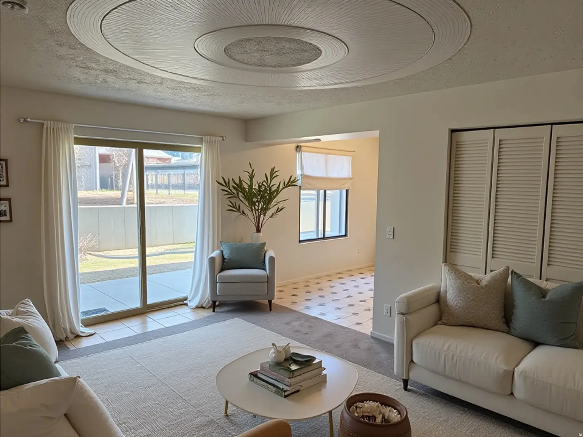 AI generated furniture to show options & scales. Living room