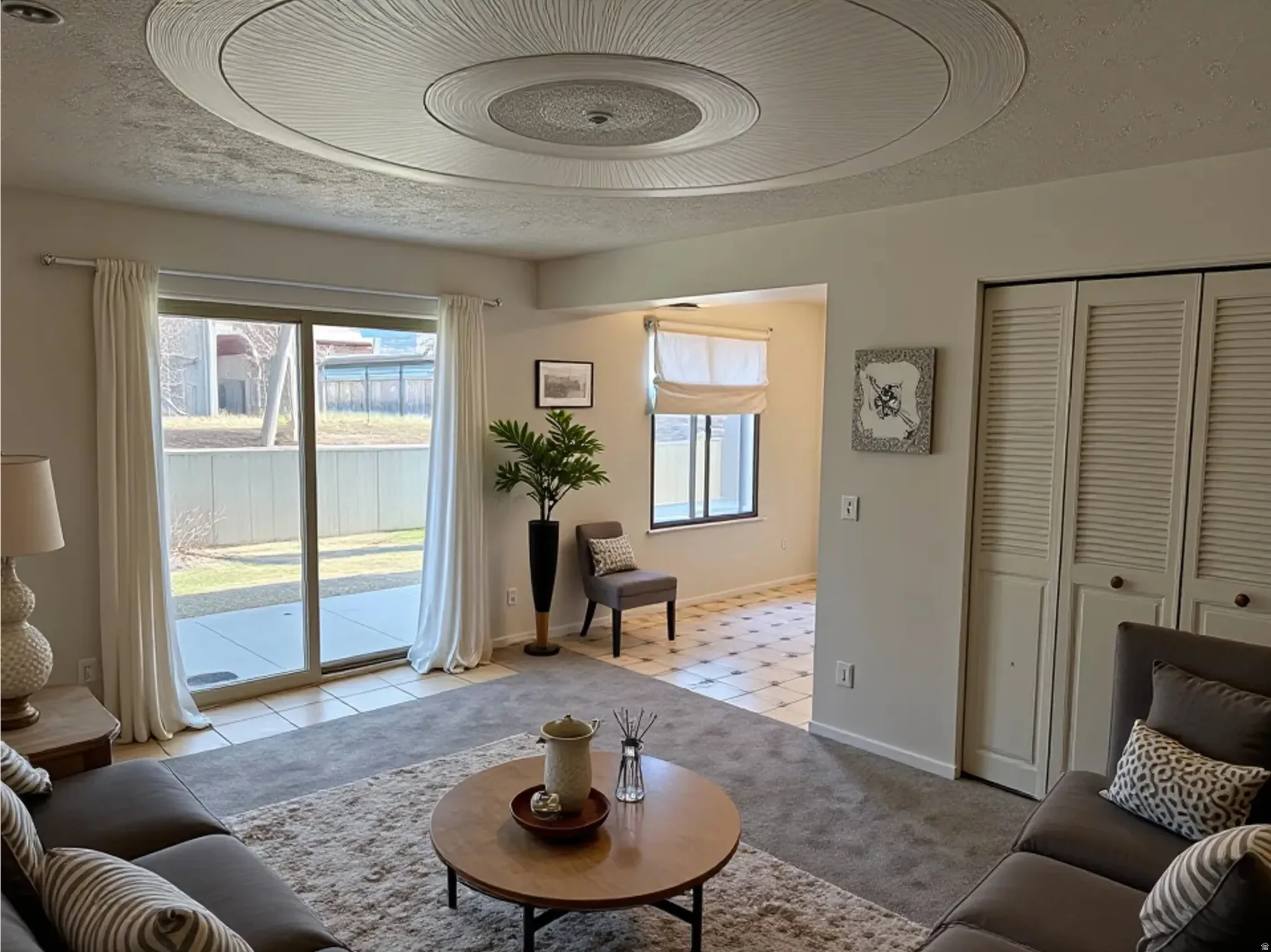 AI generated furniture to show options & scales. Living room