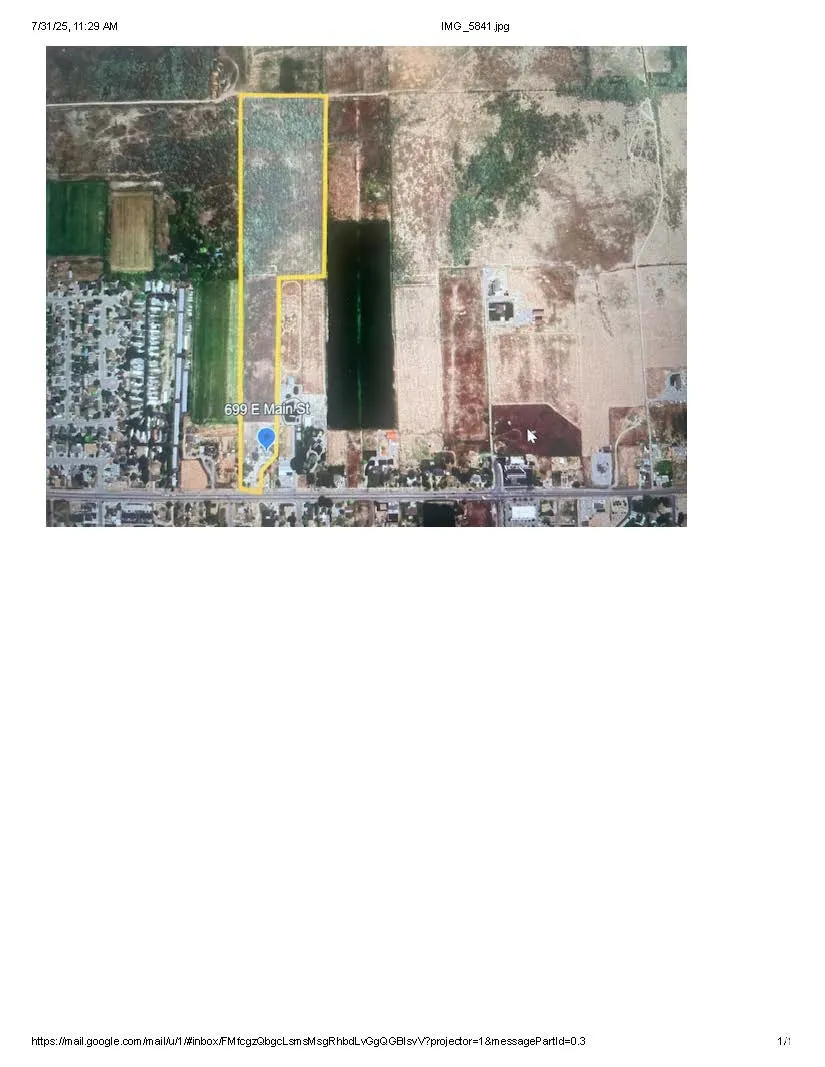 Map / location with property boundaries highlighted