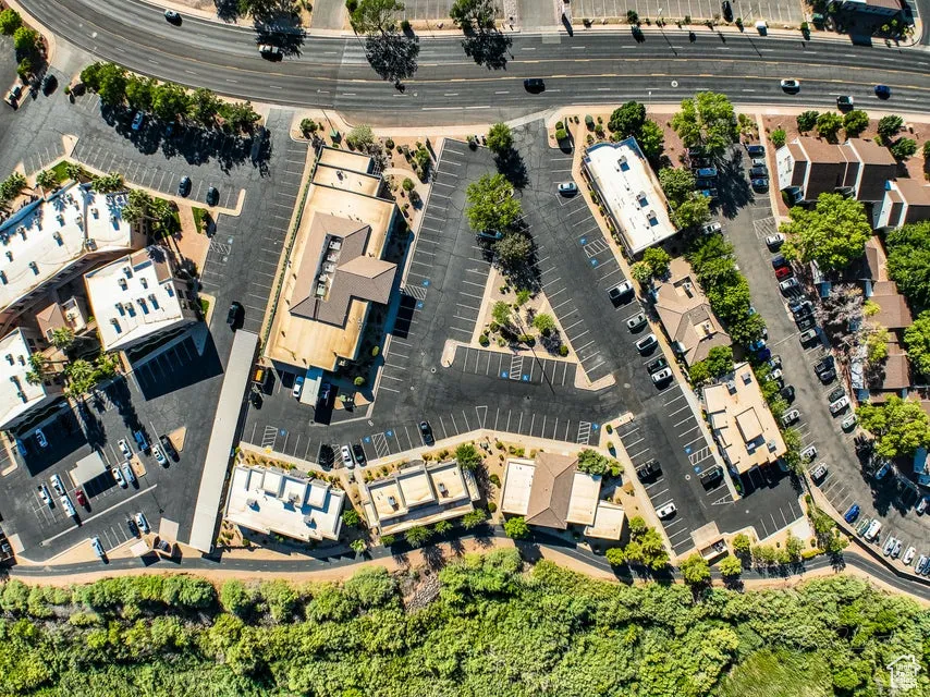 Aerial overview of property's location