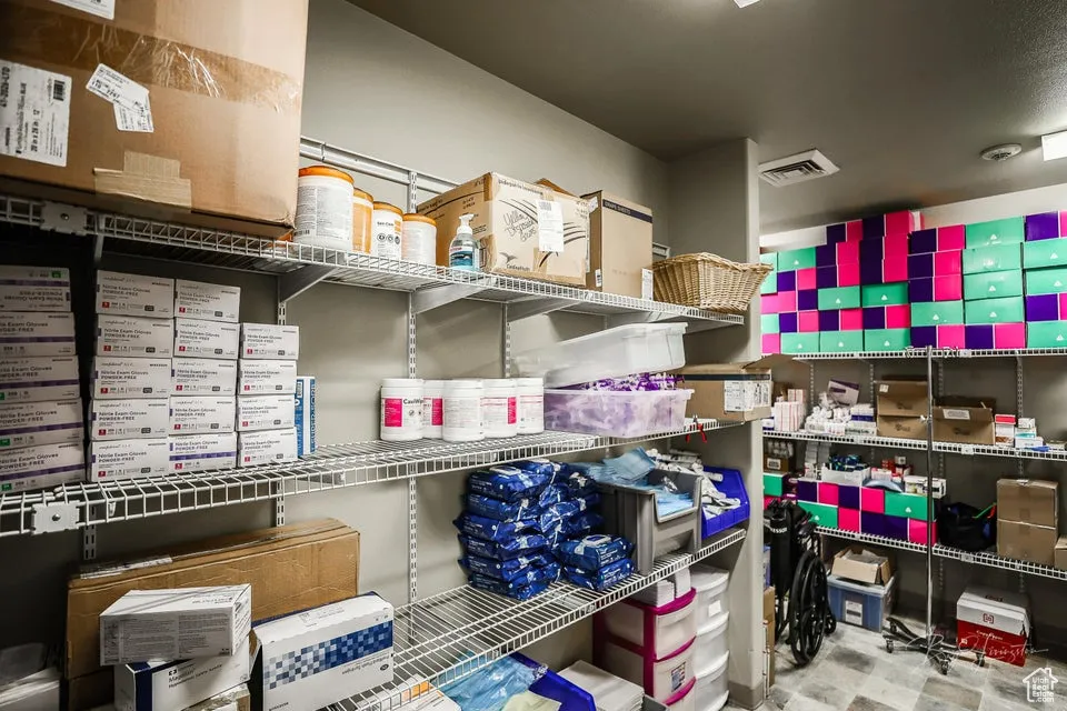 View of storage area