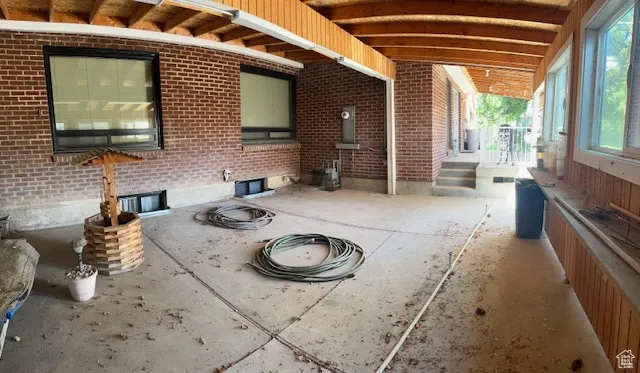 View of patio