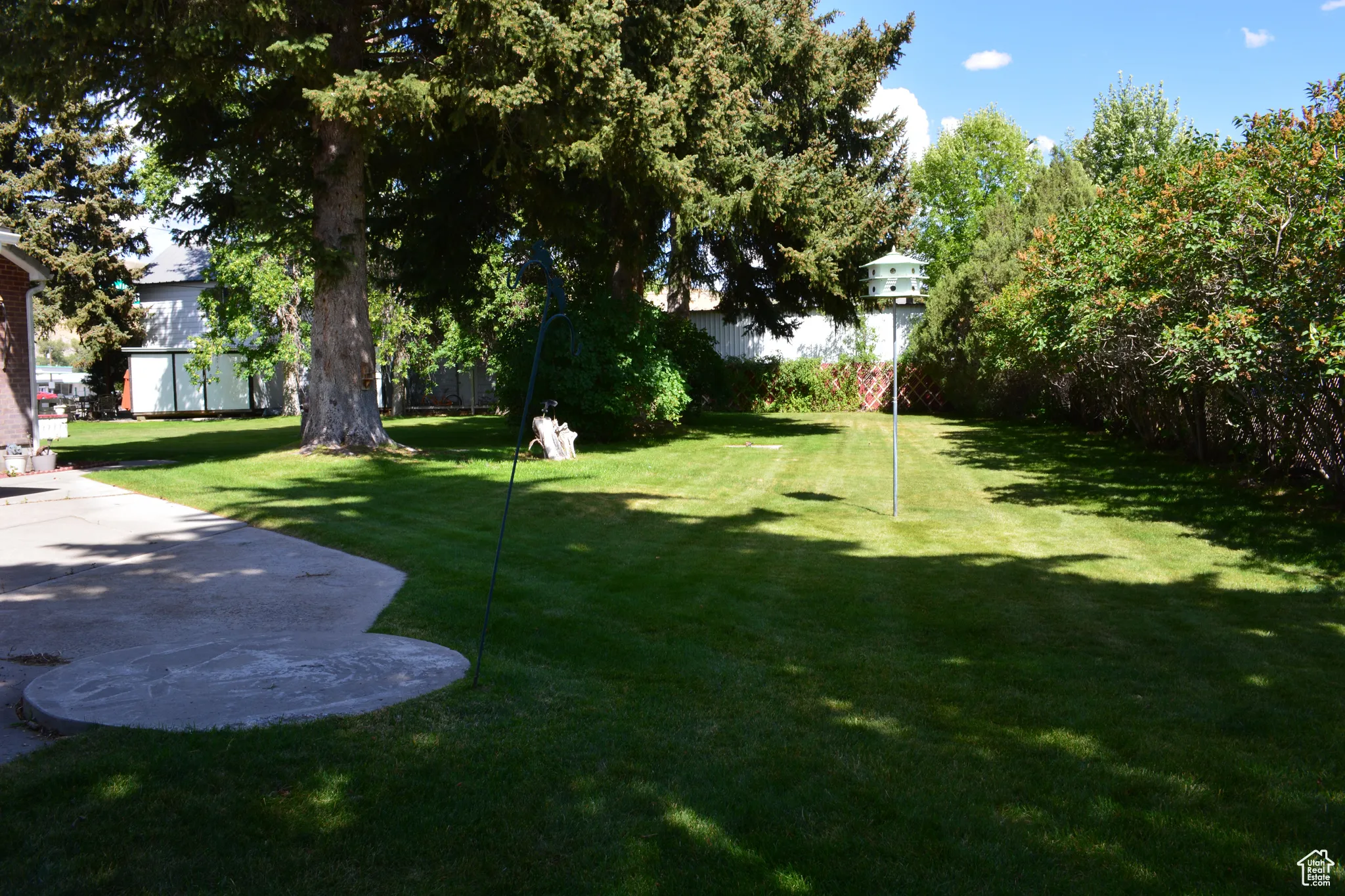 View of green lawn