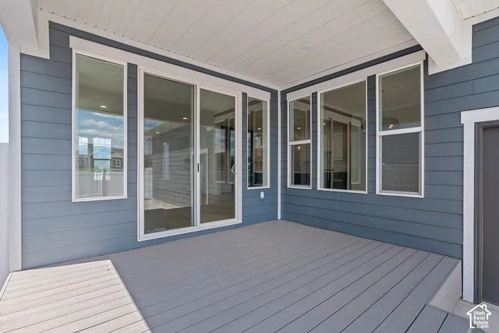 View of deck