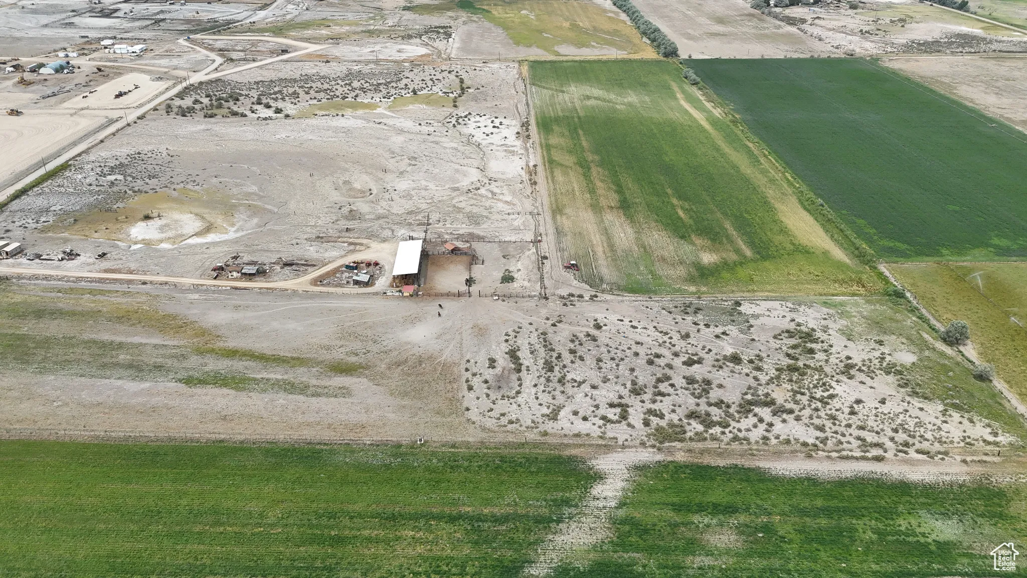 Aerial view of property and surrounding area with rural landscape