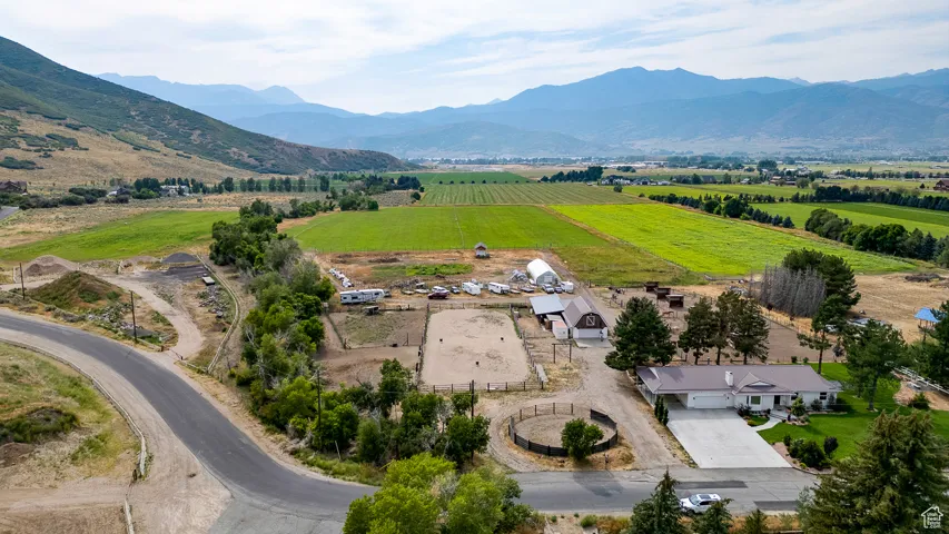 View of rural area featuring mountains