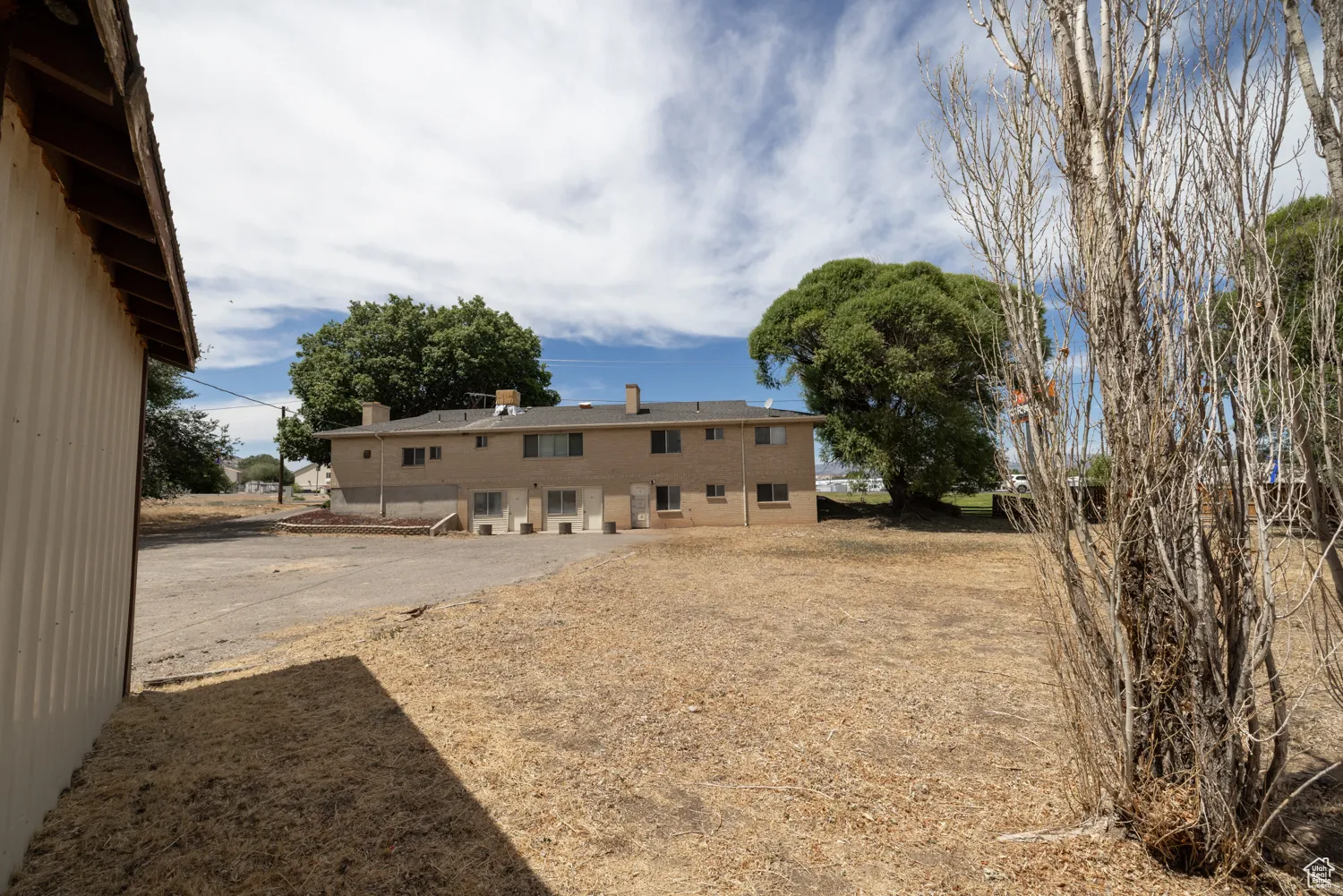 Rear view of house