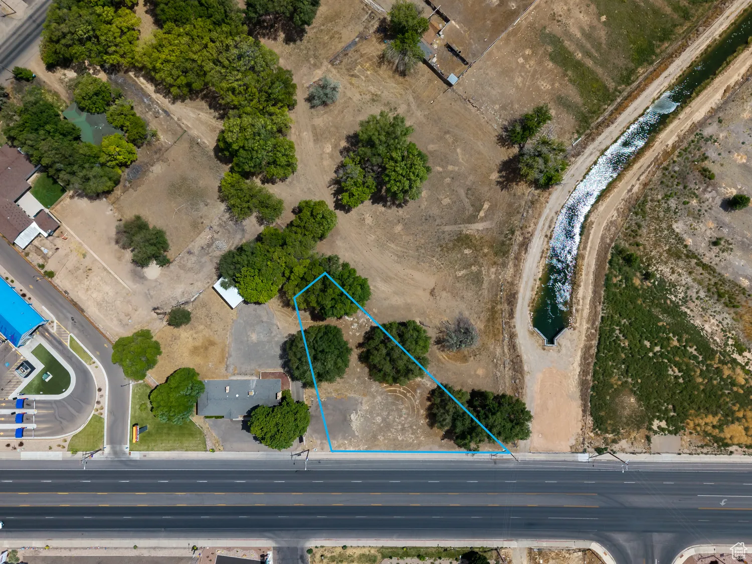 View of property location featuring property parcel outlined