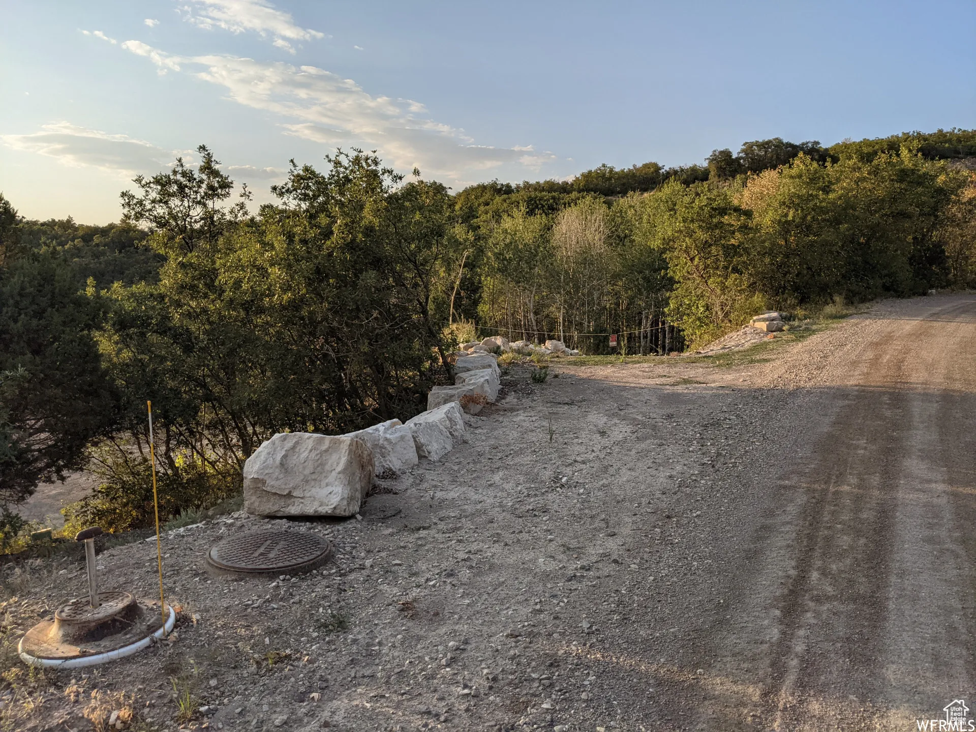 Upper road entering Lot #1