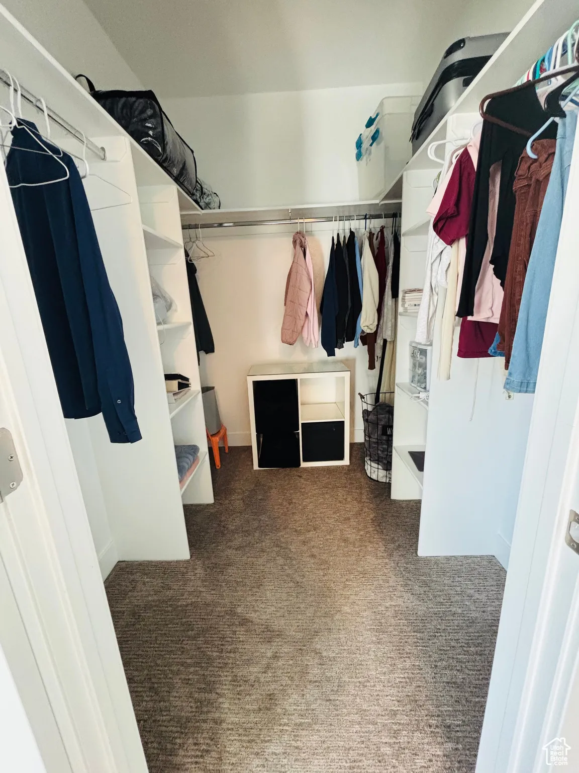 Spacious walk-in closet