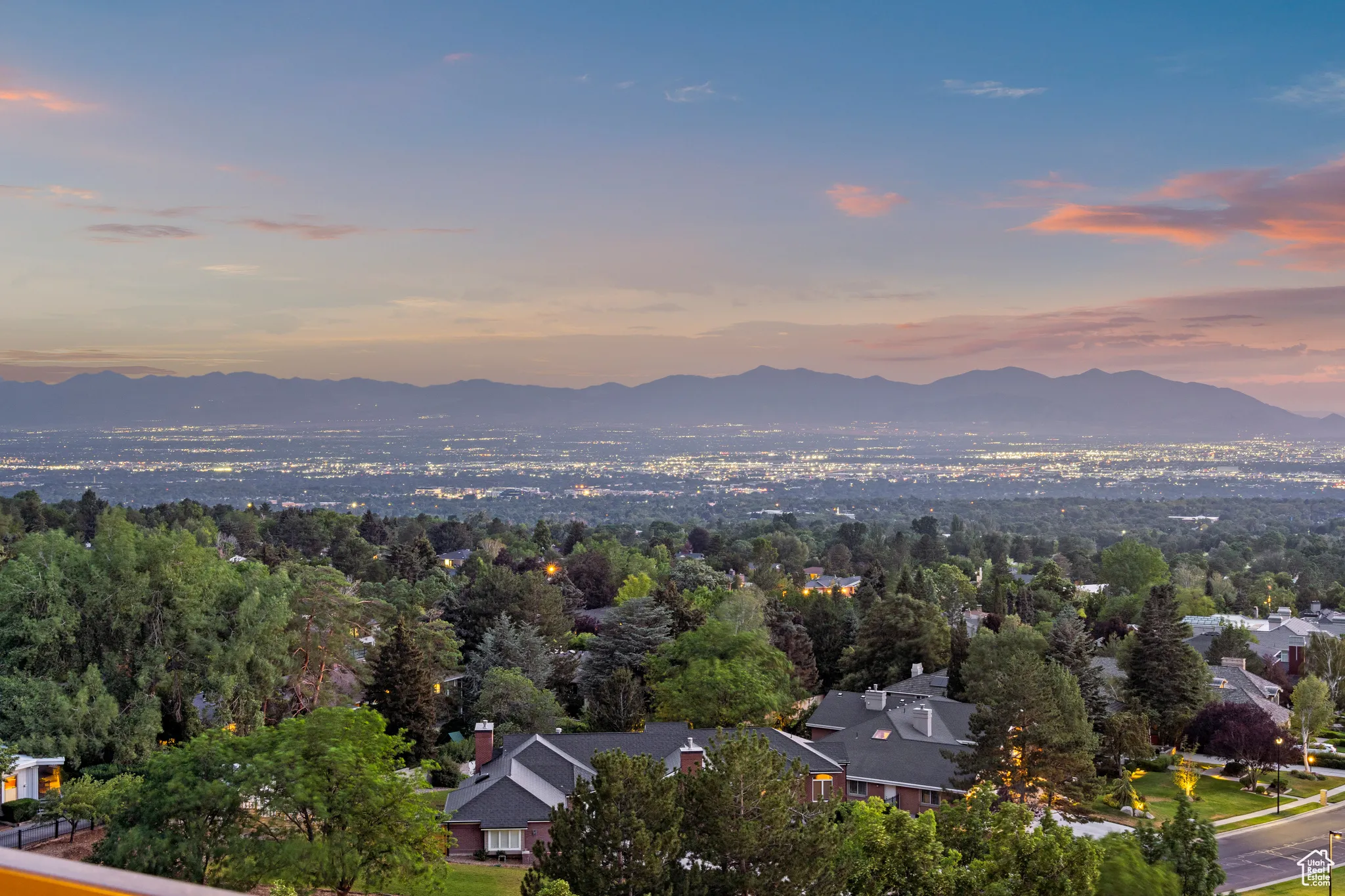 View of mountain background
