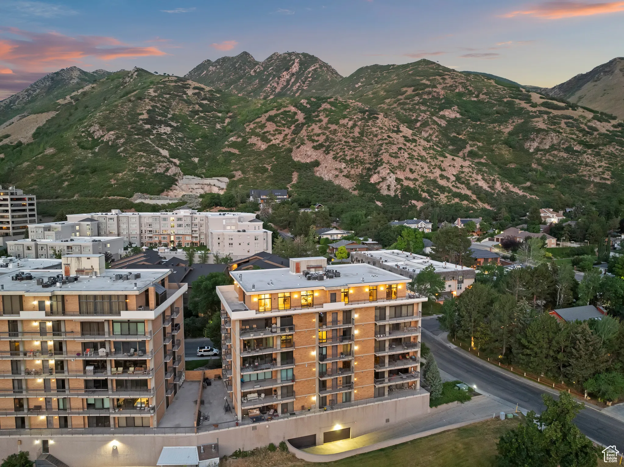 View of mountain backdrop
