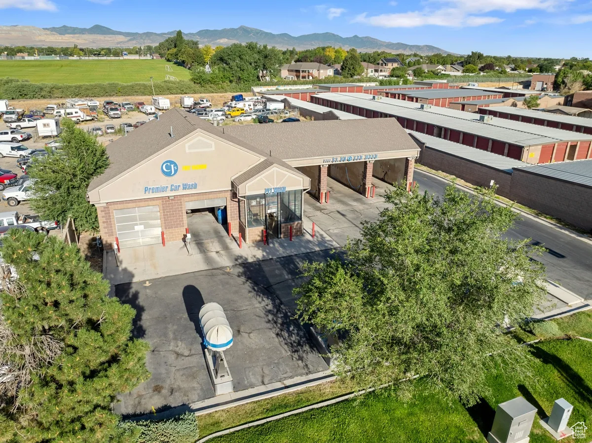 Drone / aerial view of mountains