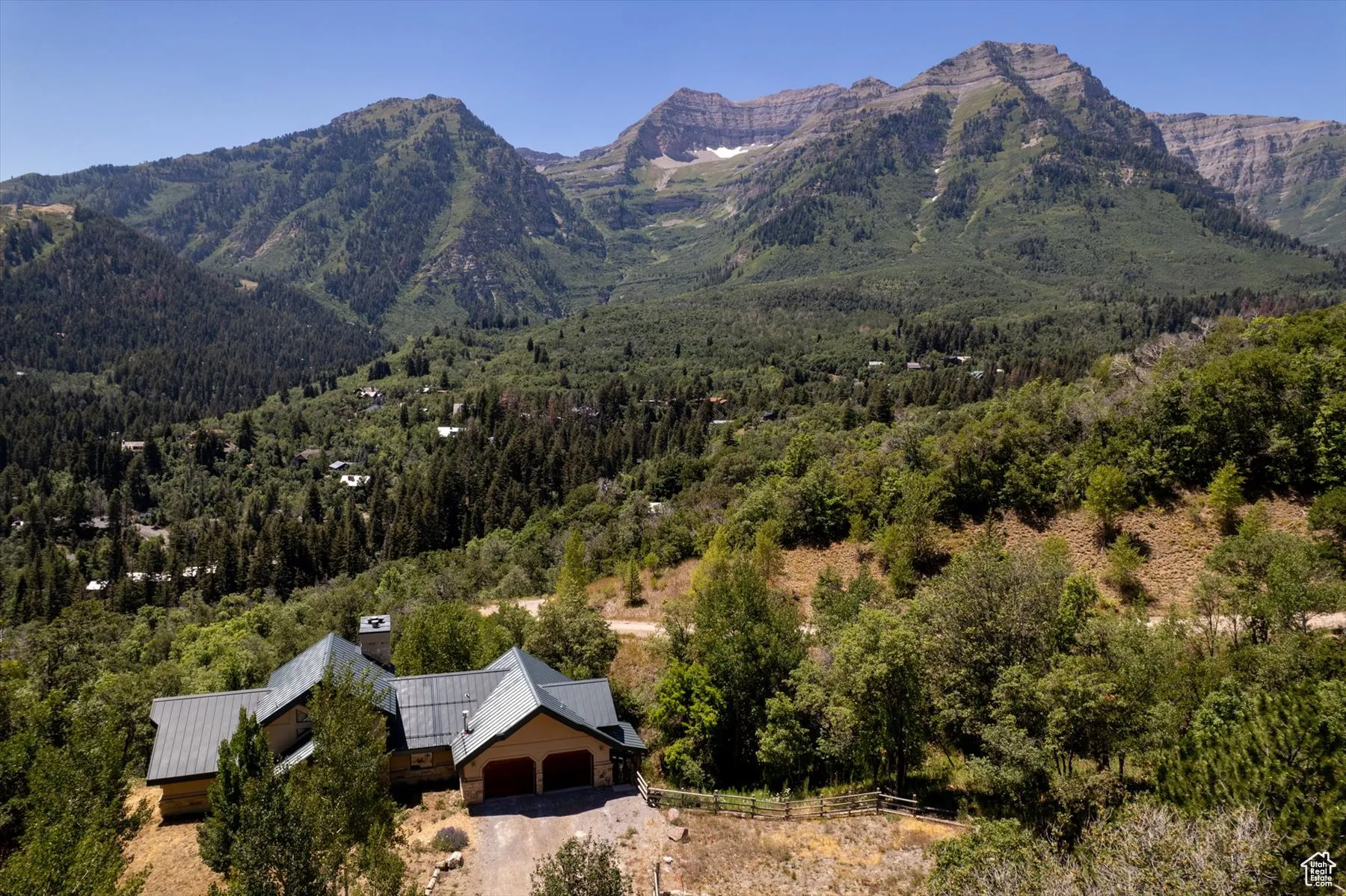 Views of the front of the home and Sundance Resort