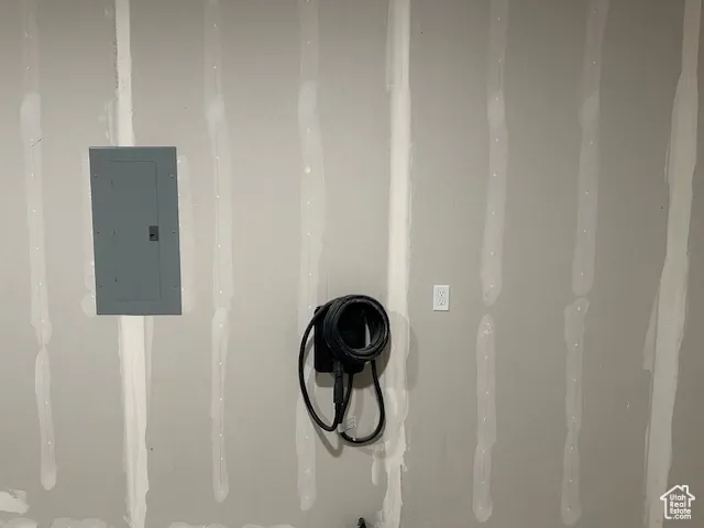 Detailed view of electric panel