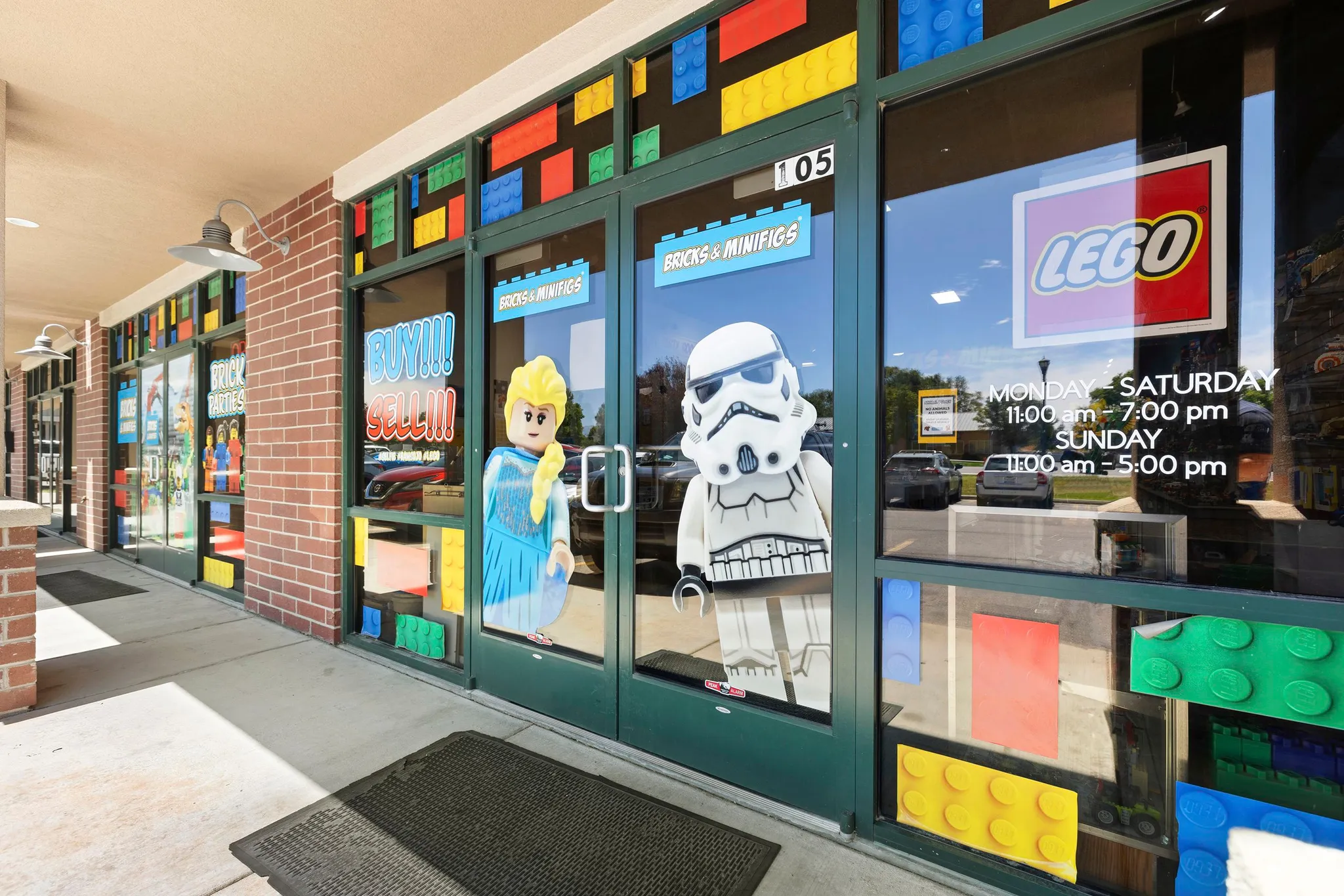 View of exterior entry