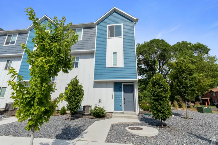 View of front of home featuring board and batten siding