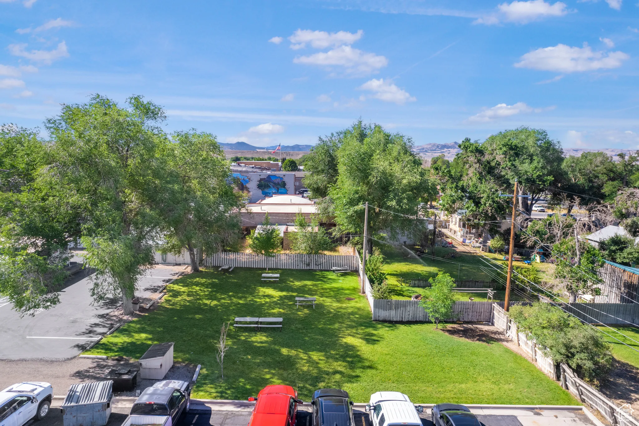 View of community featuring a mountain view