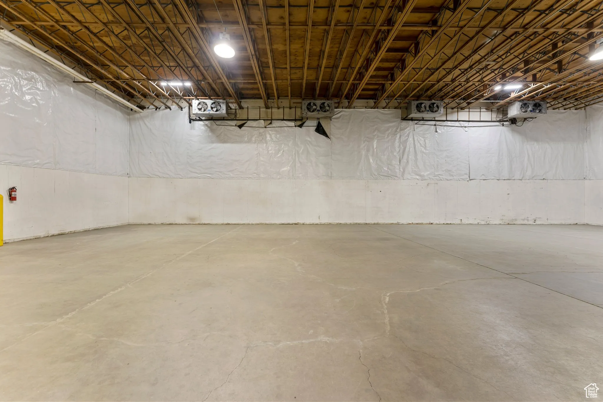 View of unfinished below grade area