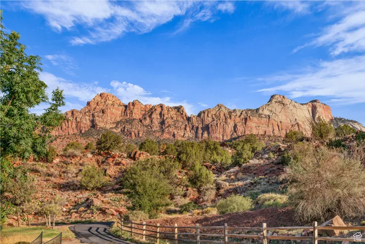 View of mountain backdrop