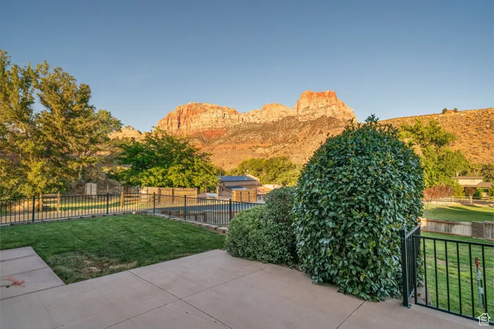 View of mountain backdrop