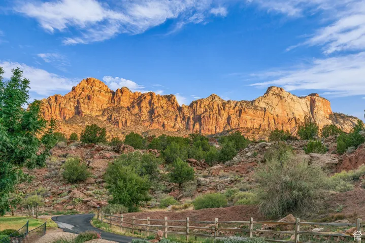 View of mountain background