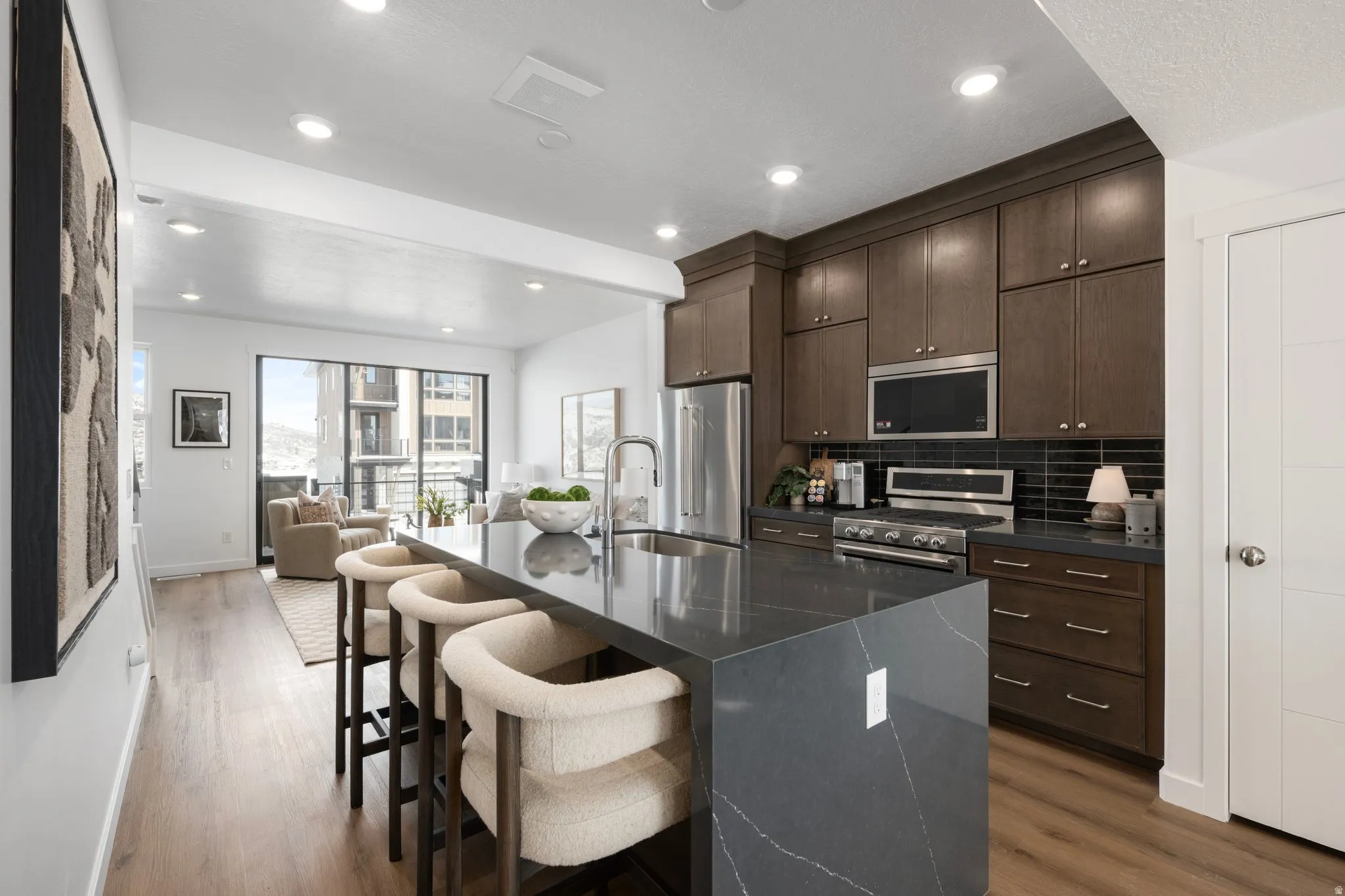 If you love cooking or just love pretending to while sipping wine, this kitchen has you covered. *model home