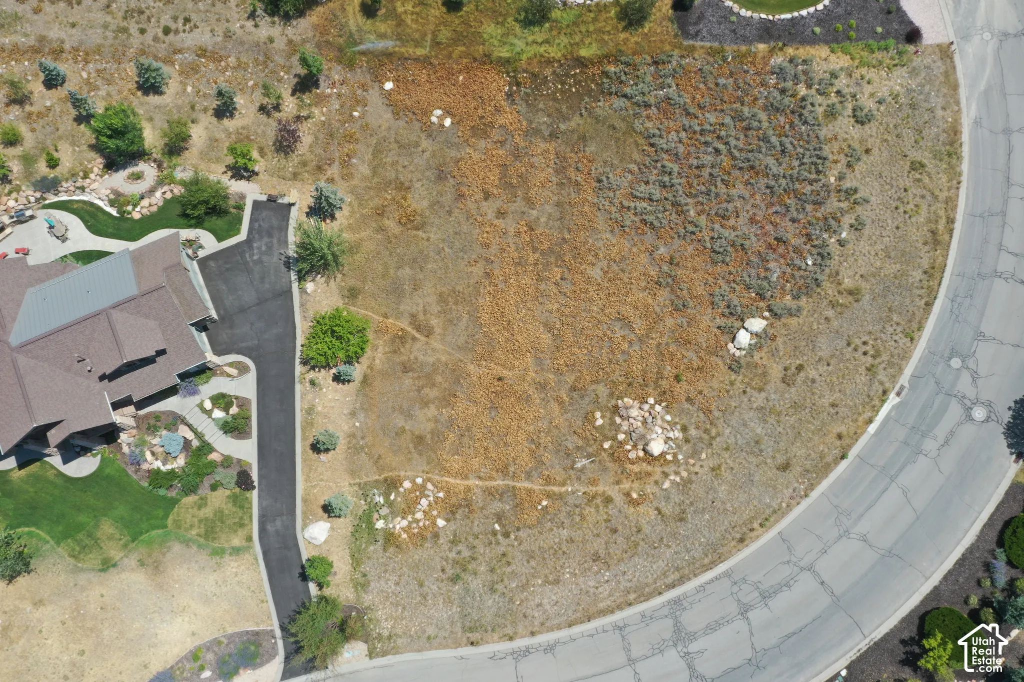 Aerial view of property's location