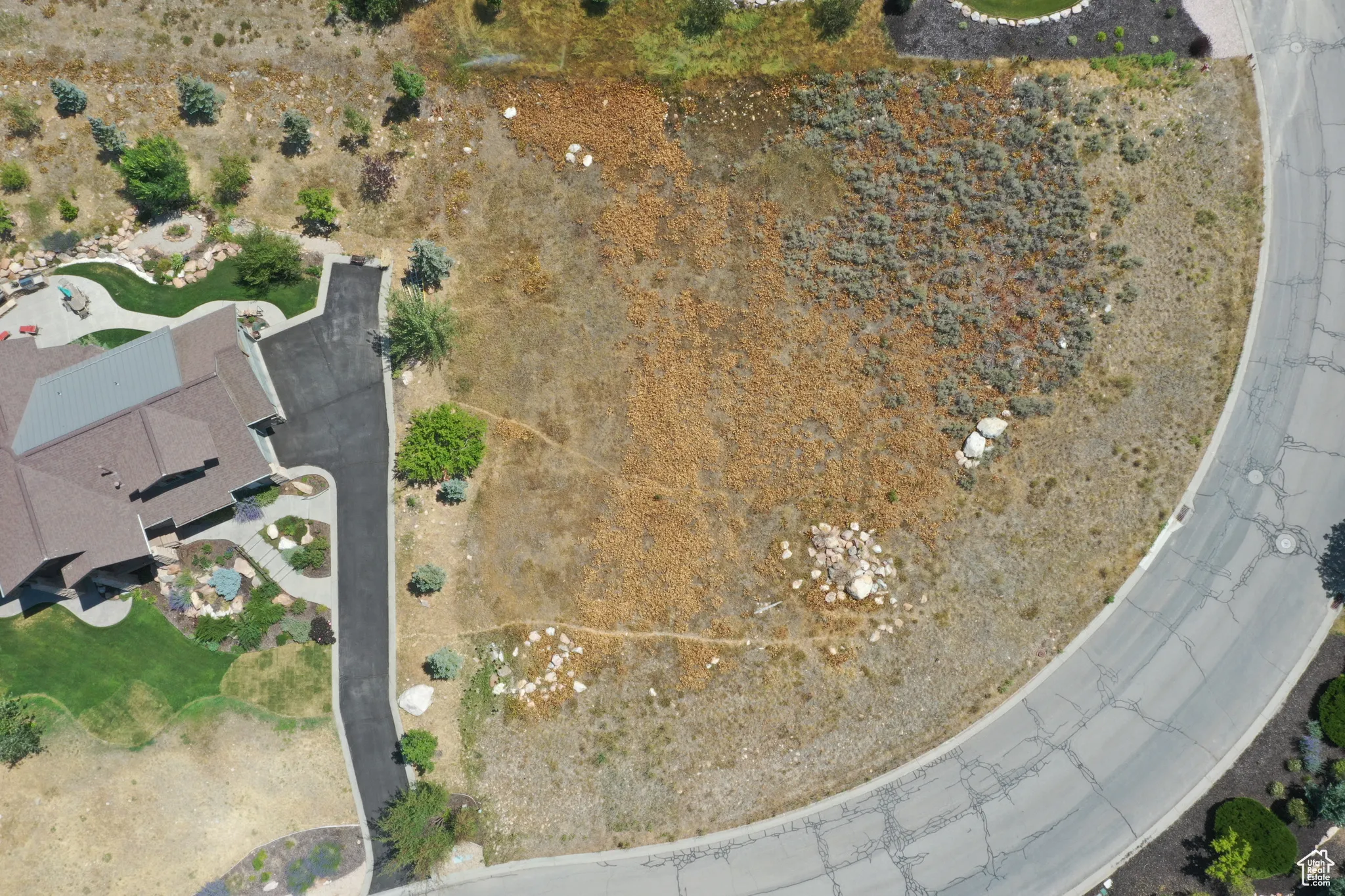 Aerial view of property's location