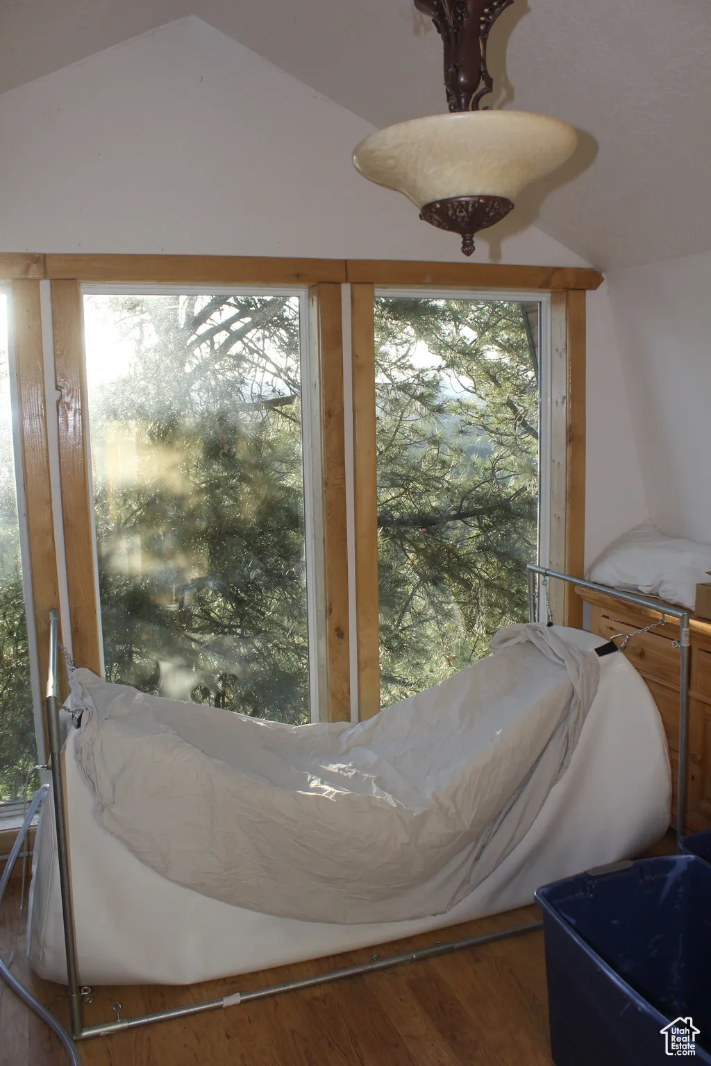 Detailed view of wood finished floors