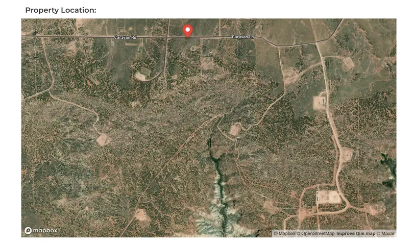 Aerial overview of property's location