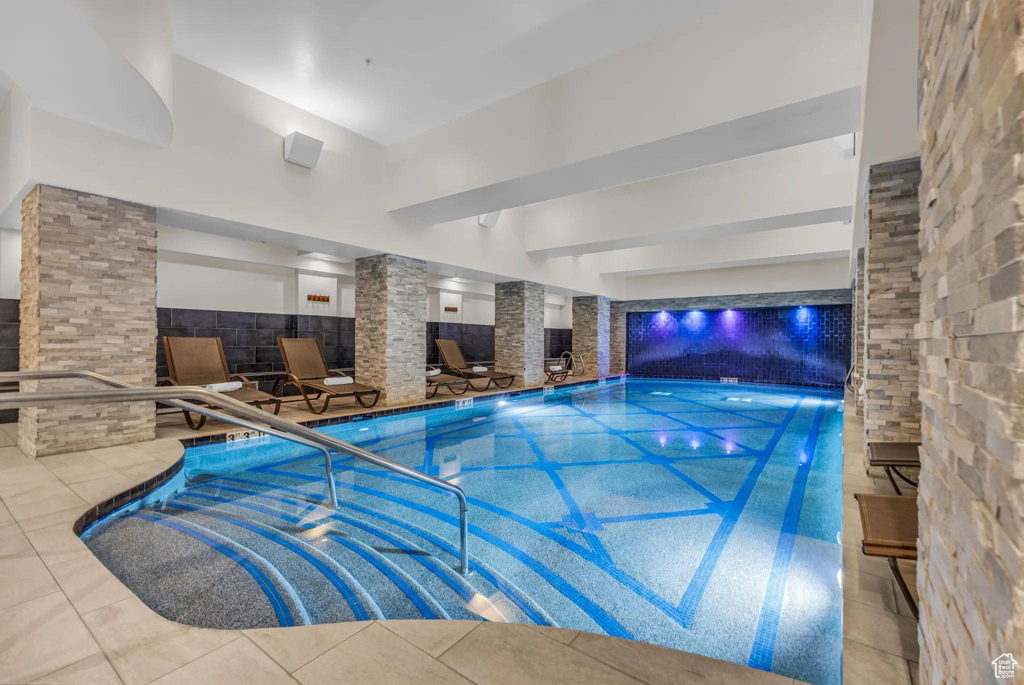 View of indoor community pool