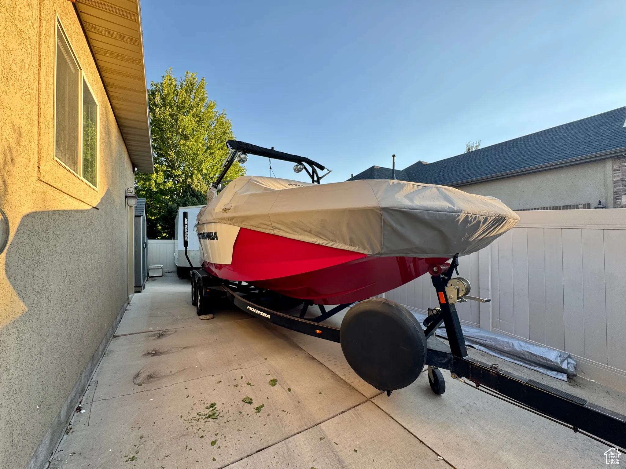 View of vehicle parking