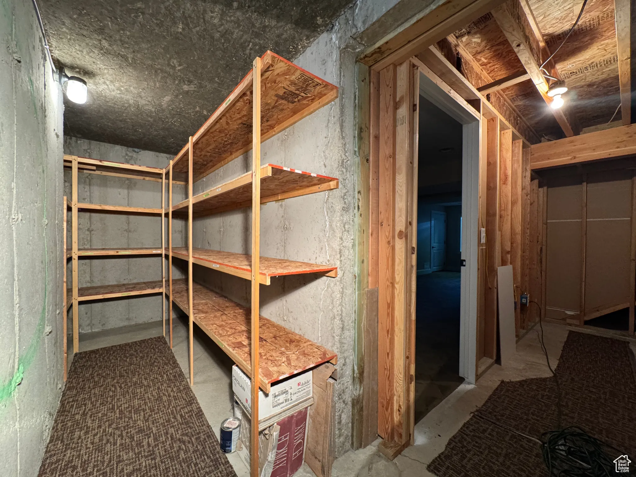 View of storage area