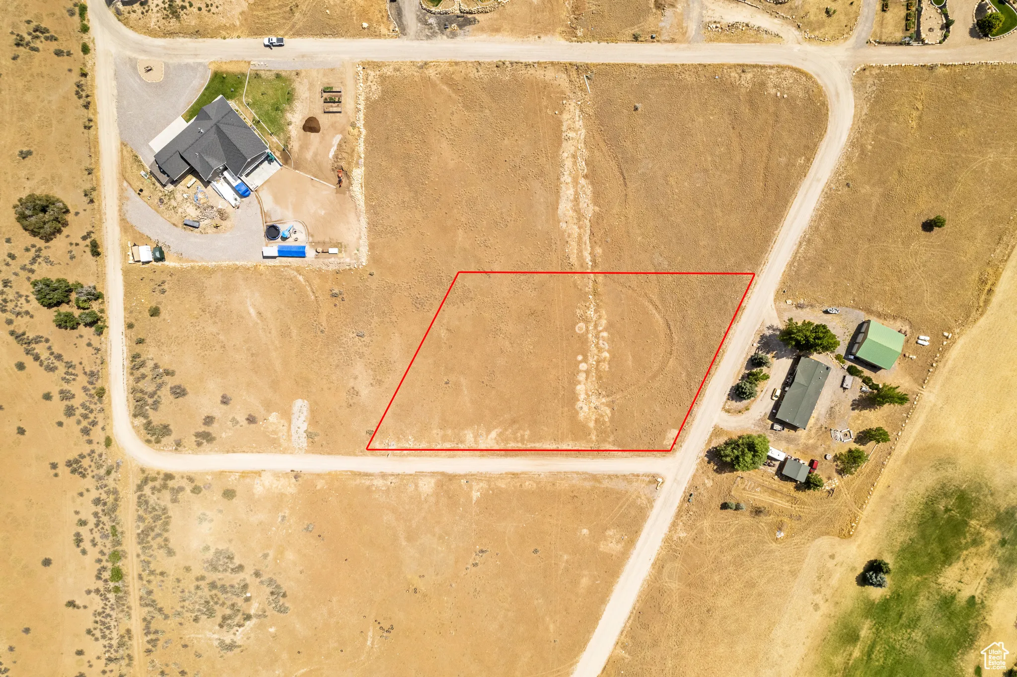 Map / location featuring property parcel outlined